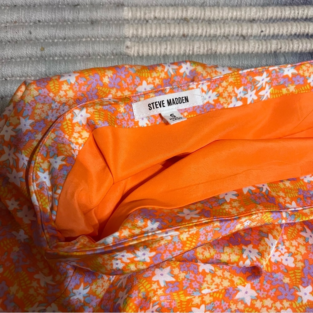 Floral Orange Skirt - Picture 5 of 5